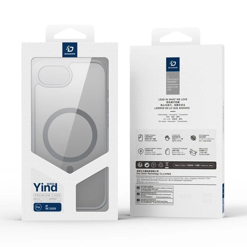 Dėklas Dux Ducis Yind Apple iPhone 16e pilkas