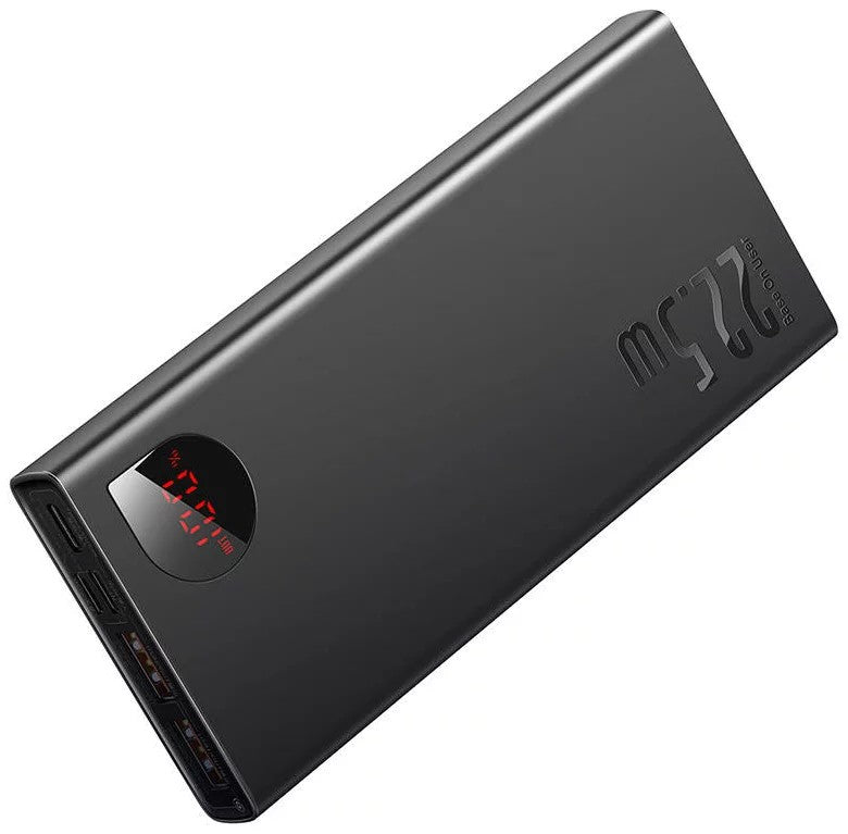 Išorinė baterija Power Bank Baseus Adaman 22.5W 10000mAh juoda PPAD070001