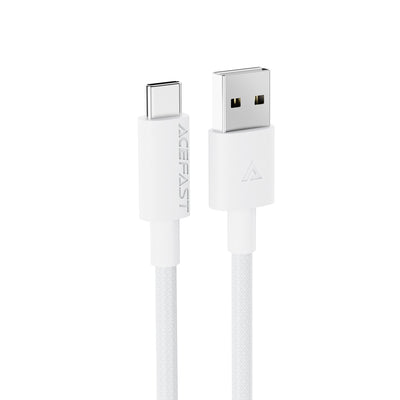 USB kabelis Acefast C18-04 USB-A to USB-C 1.2m baltas