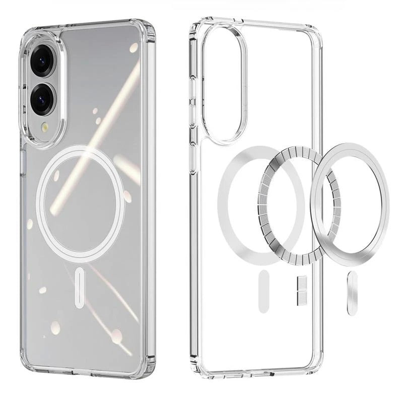 Dėklas Dux Ducis Clin Magsafe Samsung S937 S25 Edge skaidrus