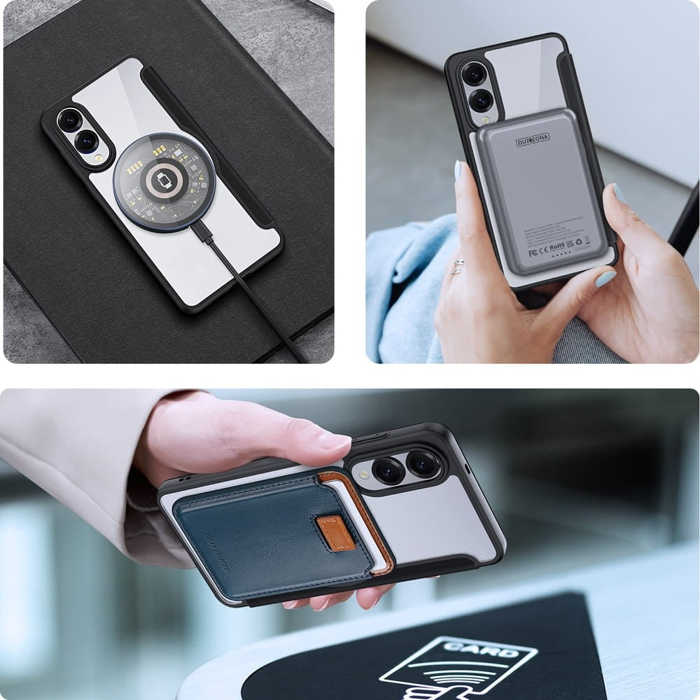 Dėklas Dux Ducis Skin X Pro skirtas Samsung S937 S25 Edge juodas
