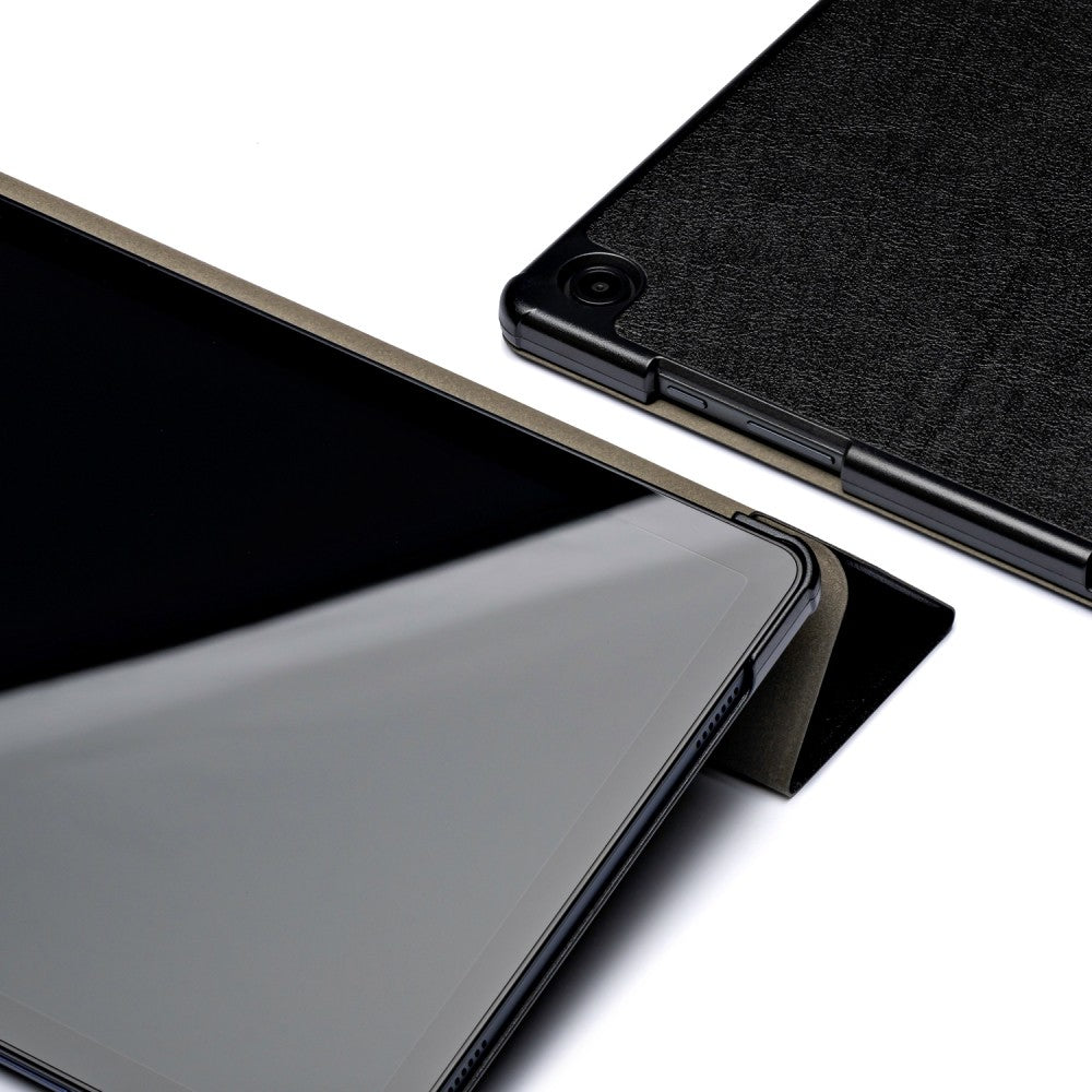 Dėklas Reach Smart Leather Lenovo Tab P12 12.7 TB370 juodas