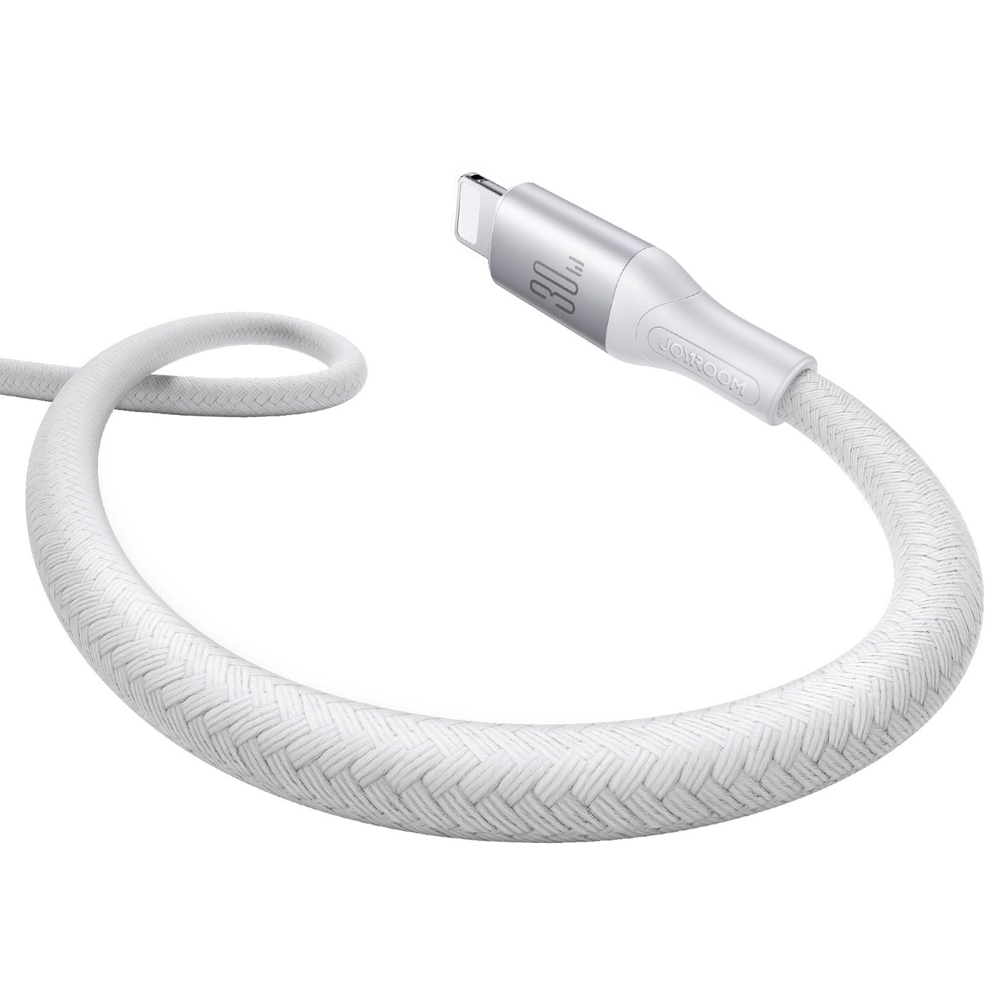 USB kabelis Joyroom S-A28 USB-C to Lightning 30W 2.0m baltas