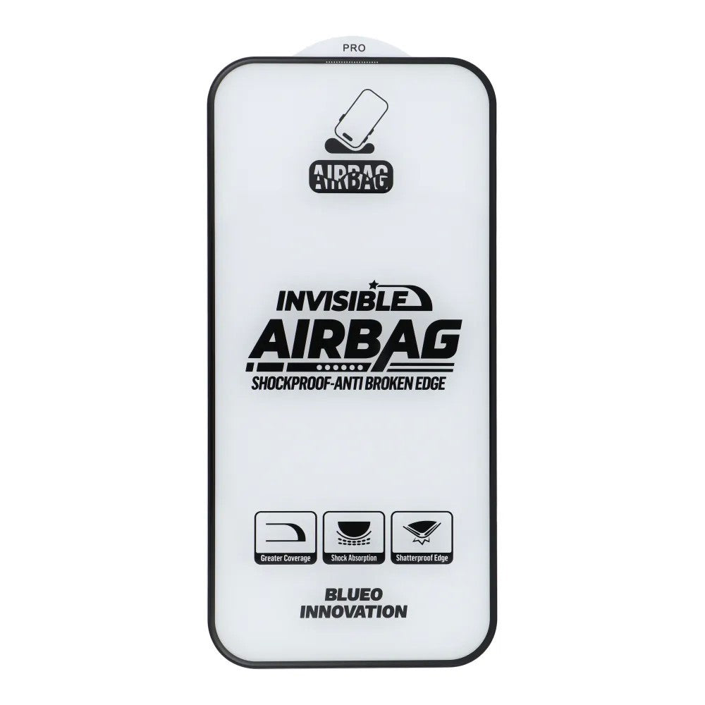 LCD apsauginis stikliukas 5D Mr. Monkey Glass (Airbag Anti-Broken) Apple iPhone 17 juodas