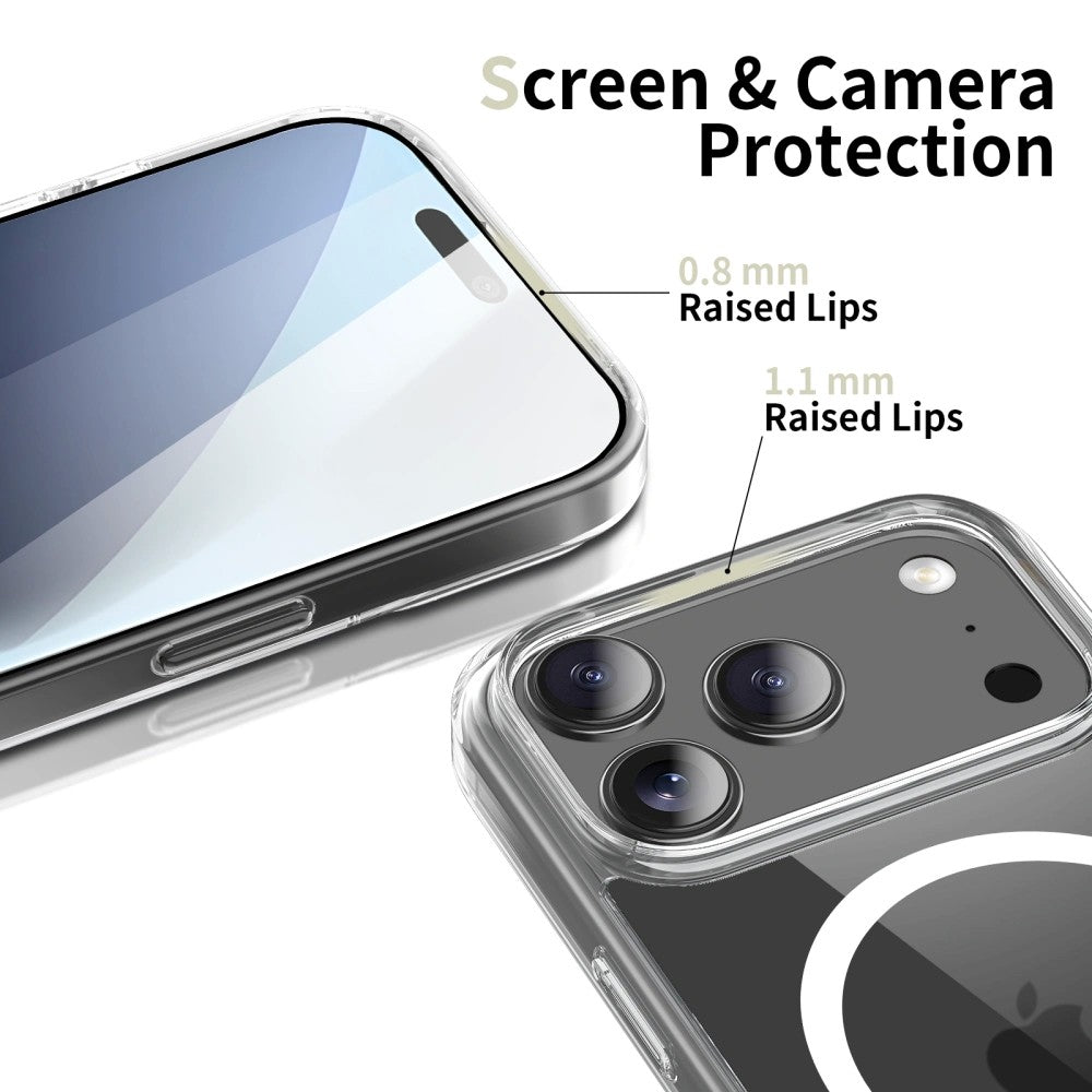 Dėklas Tech-Protect Flexair Hybrid MagSafe Apple iPhone 17 Pro Max skaidrus
