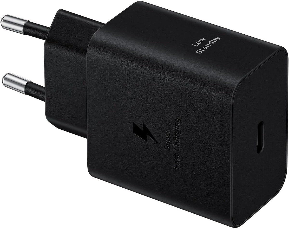 Įkroviklis Samsung EP-T4511XBEGWW 45W + USB-C to USB-C cable 1.8m juodas