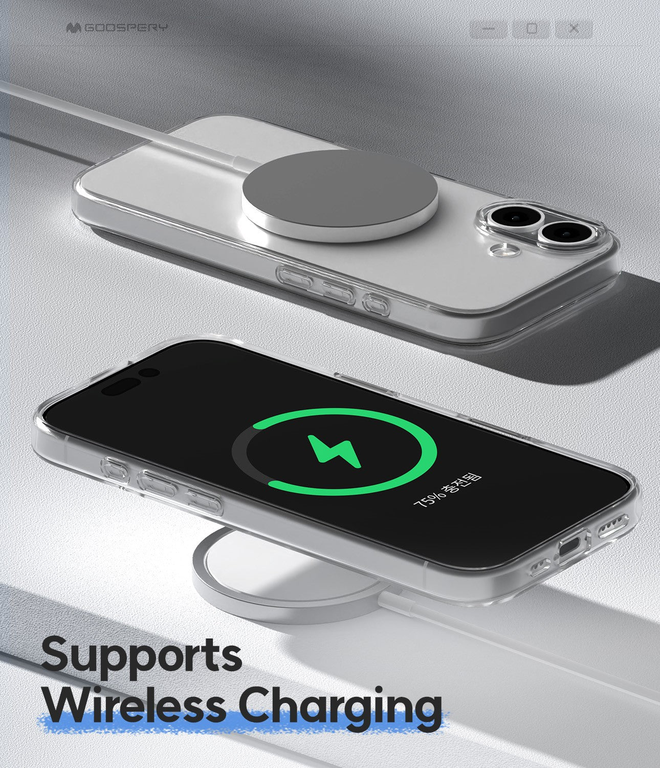 Dėklas Mercury Jelly Clear Apple iPhone 17 Pro skaidrus