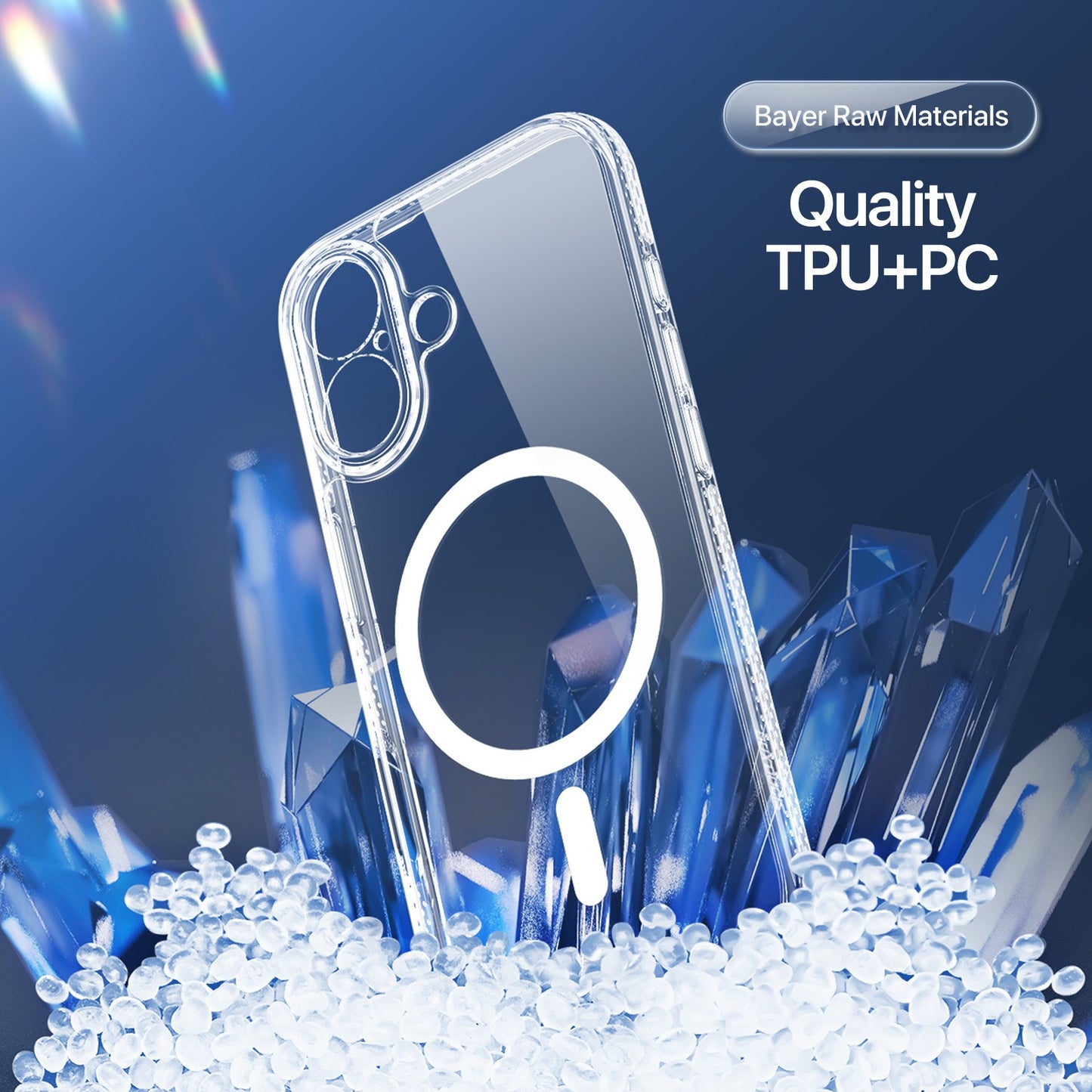 Dėklas Dux Ducis Clin Magsafe Apple iPhone 17 skaidrus