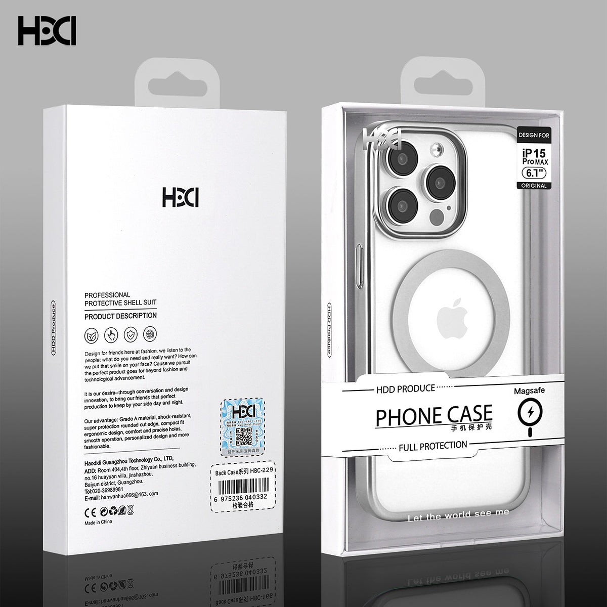 Dėklas HDD Electro MagSafe Case Apple iPhone 15 Pro Max mėlynas