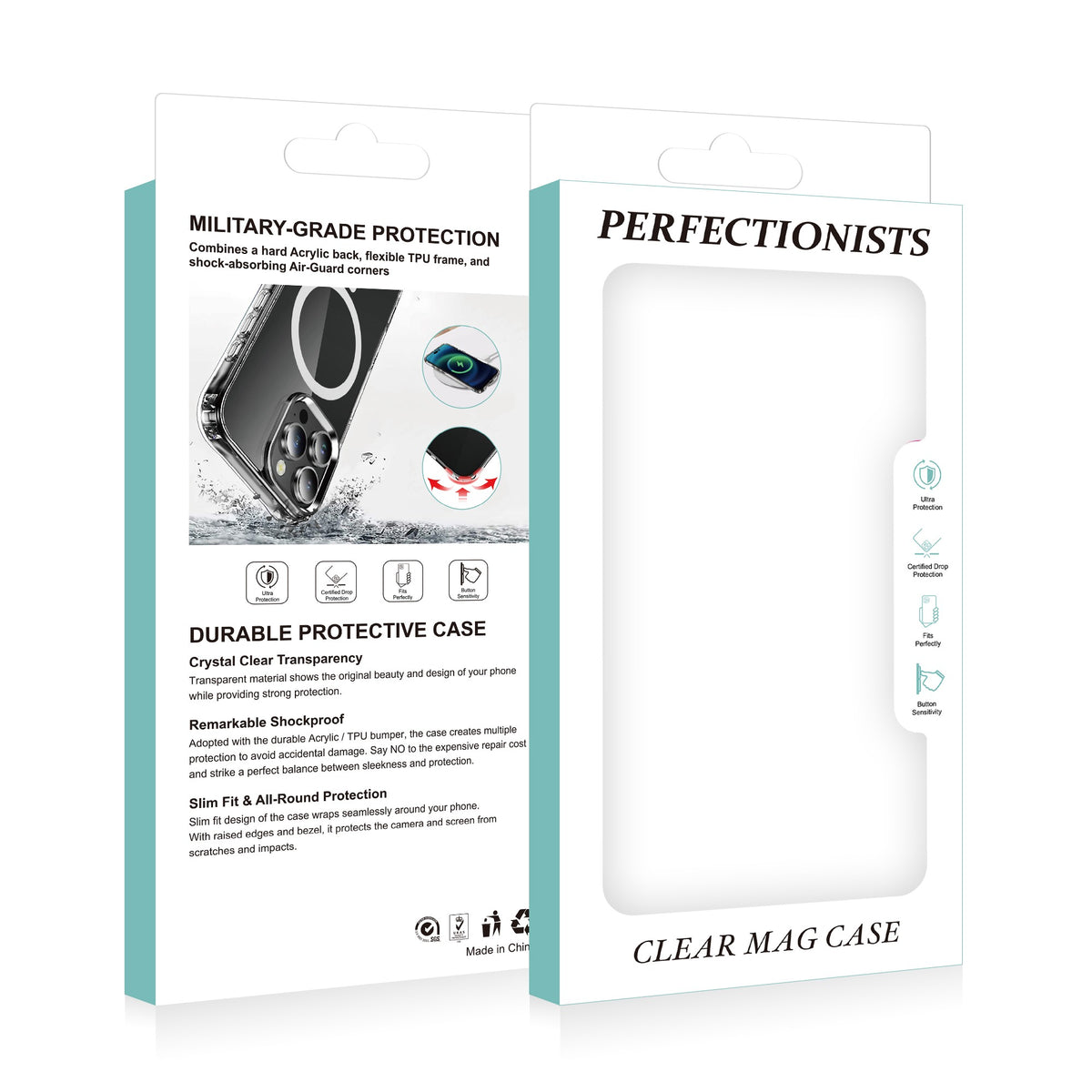Dėklas Perfectionists Clear Mag Case Apple iPhone Air skaidrus