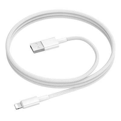 USB kabelis Borofone BX117 USB-A to Lightning 1.0m baltas
