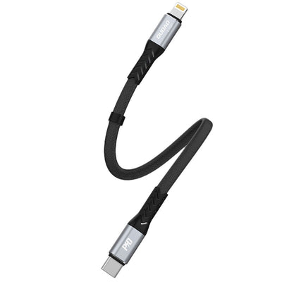 USB kabelis Dudao L10P USB-C to Lightning 20W 0.23m juodas