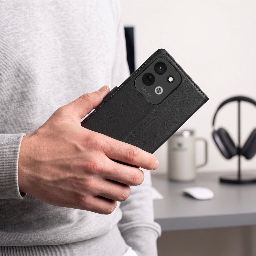 Dėklas Tech-Protect Wallet Xiaomi 17 4G/5G juodas