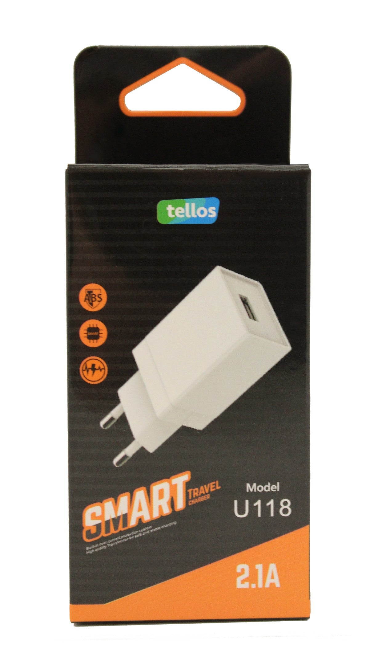 Įkroviklis Tellos su USB jungtimi U118 (2.1A)