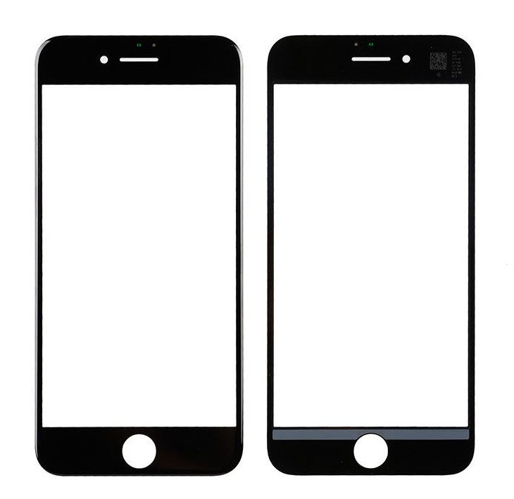 LCD stikliukas Apple iPhone 7 su rėmeliu ir OCA juodas V2 ORG
