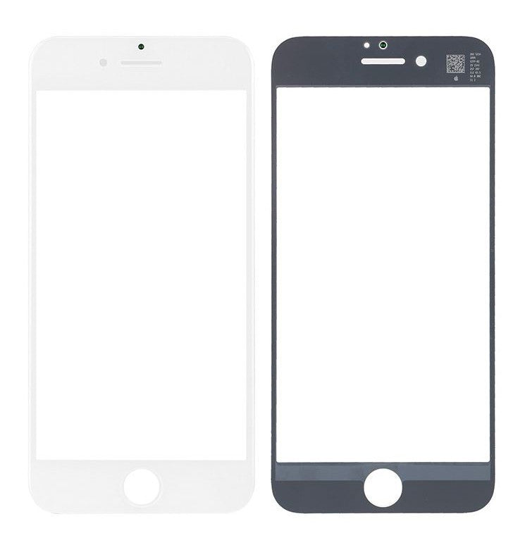 LCD stikliukas Apple iPhone 7 su rėmeliu ir OCA baltas V2 ORG