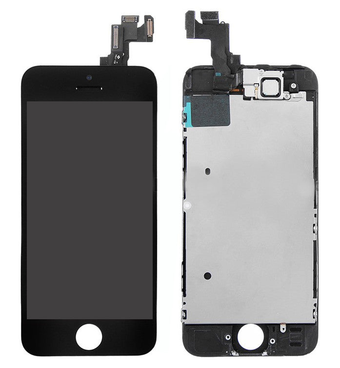 Ekranas Apple iPhone 5S/SE su lietimui jautriu stikliuku juodas Tianma