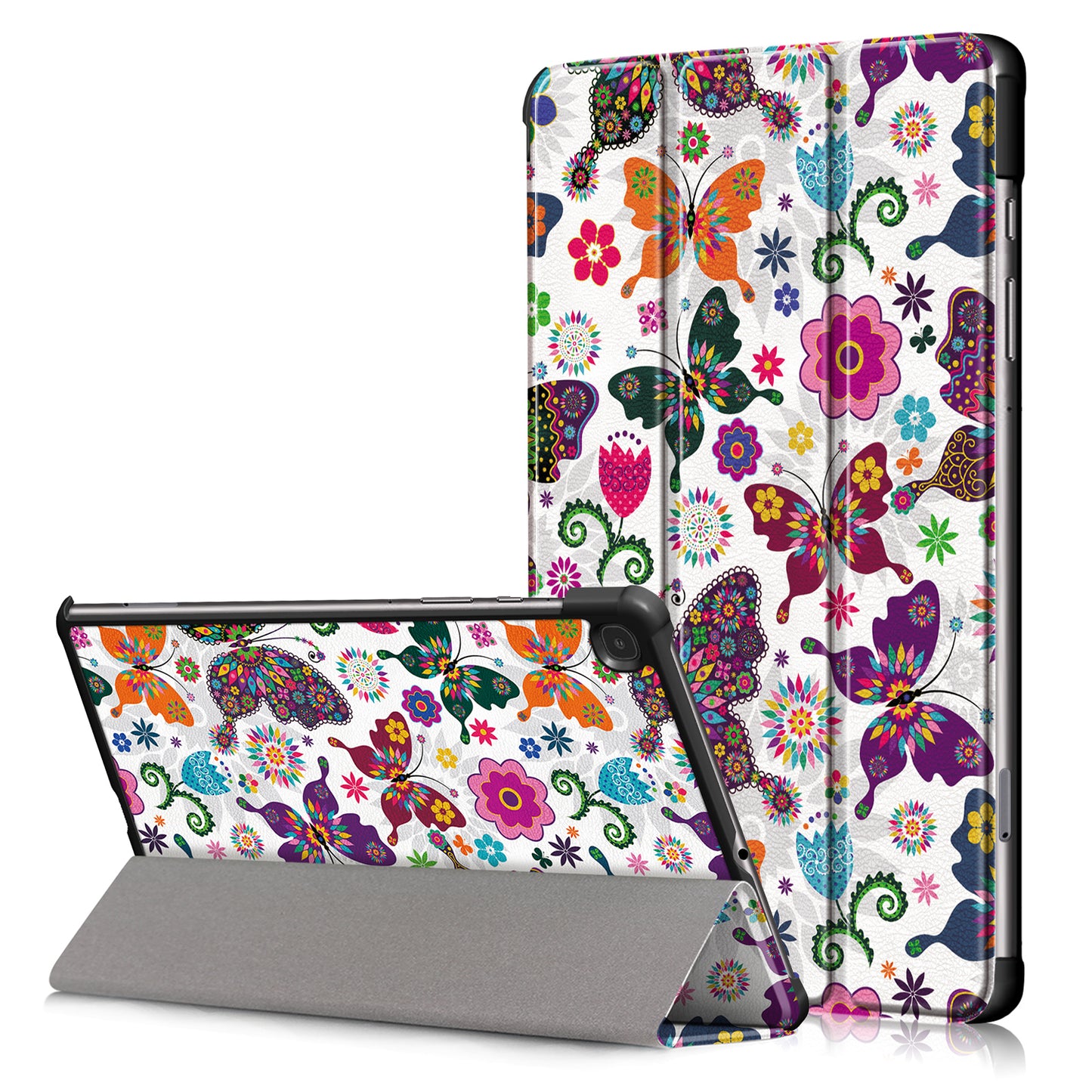 Dėklas Smart Leather Samsung T510/T515 Tab A 10.1 2019 butterfly