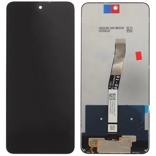 Ekranas Xiaomi Redmi Note 9 Pro/Note 9S su lietimui jautriu stikliuku juodas ORG