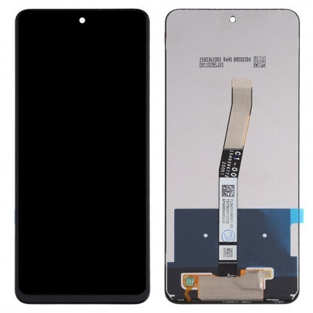 Ekranas Xiaomi Redmi Note 9 Pro/ Note 9S su lietimui jautriu stikliuku juodas HQ