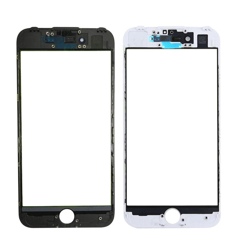 LCD stikliukas Apple iPhone 7 su rėmeliu ir OCA juodas V3