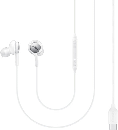 Ausinės Samsung AKG EO-IC100BWEGEU Type-C baltos
