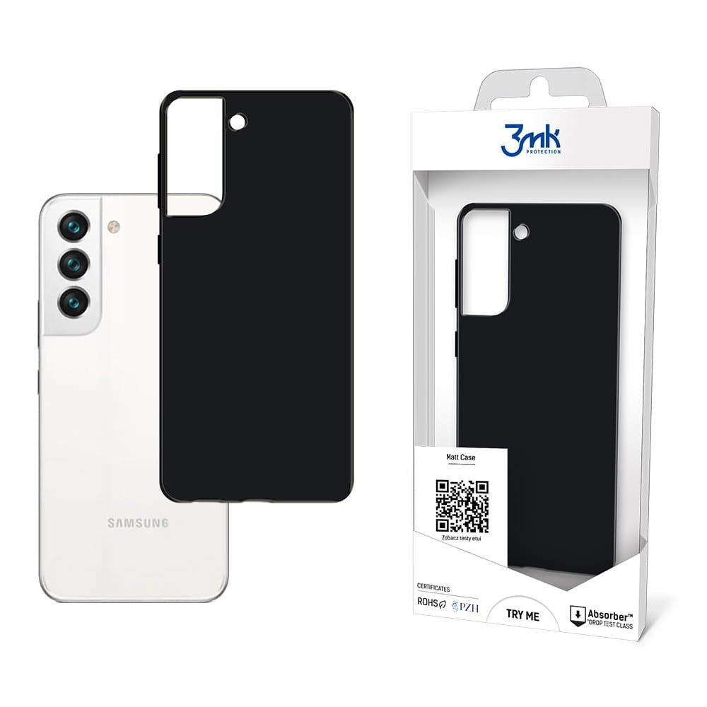 Dėklas 3mk Matt Case Samsung S901 S22 5G juodas