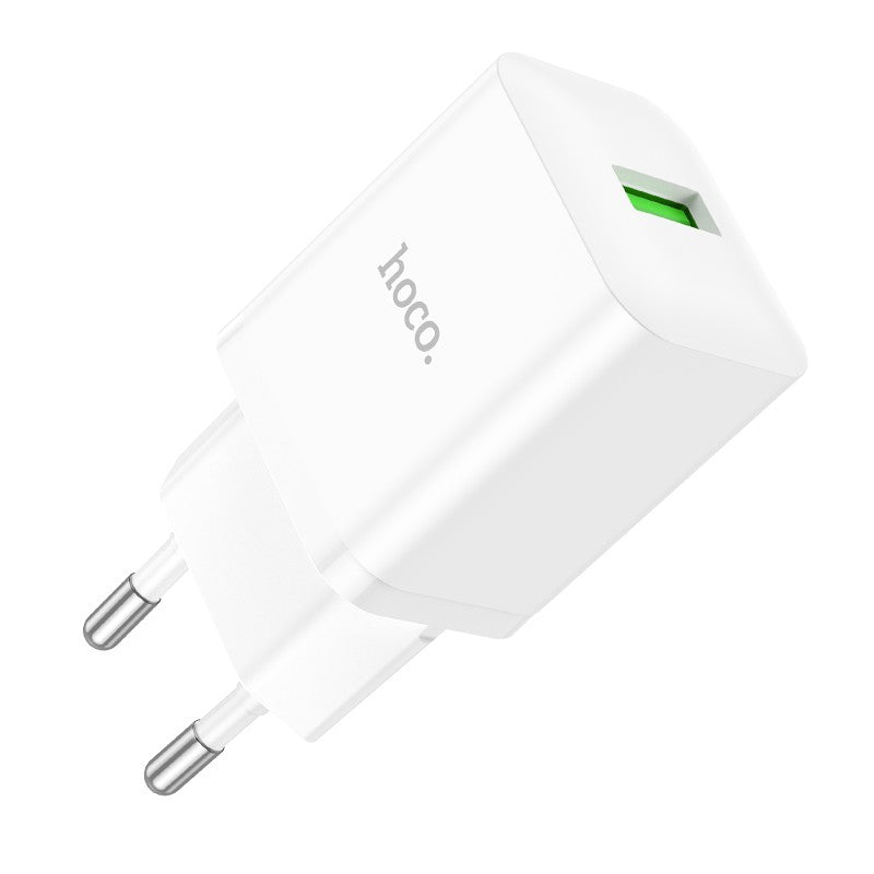 Įkroviklis Hoco N26 USB-A Quick Charge 3.0 18W baltas