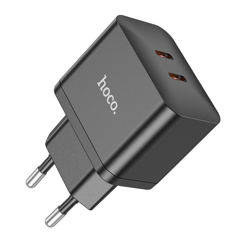 Įkroviklis Hoco N29 PD35W 2xType-C juodas