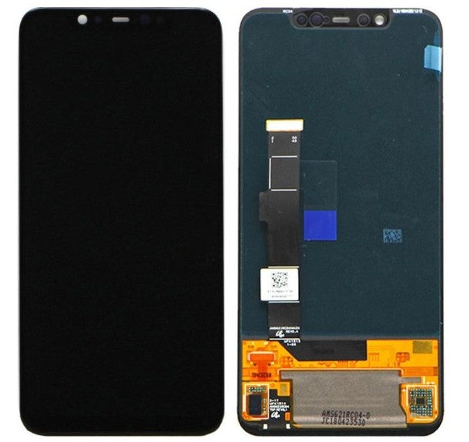Ekranas Xiaomi Mi 8 su lietimui jautriu stikliuku juodas (refurbished) ORG