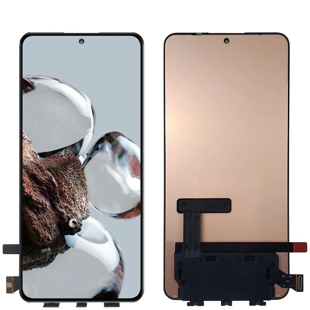 Ekranas Xiaomi 12T/12T Pro su lietimui jautriu stikliuku juodas ORG