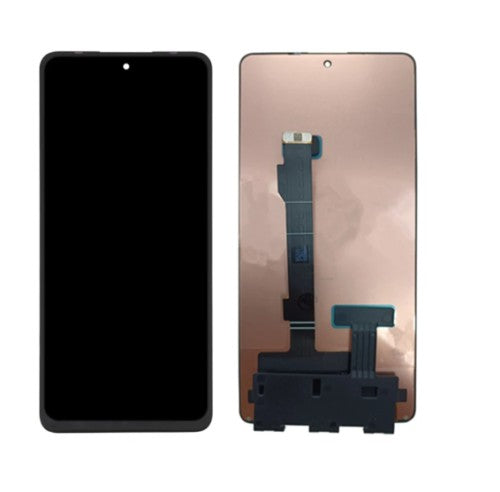Ekranas Xiaomi Redmi Note 12 Pro 5G/Note 12 Pro+ 5G/Poco X5 Pro 5G/Poco F5 5G su lietimui jautriu stikliuku Black ORG