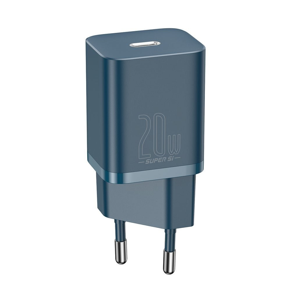 Įkroviklis Baseus Super Si 20W mėlynas CCSUP-B03