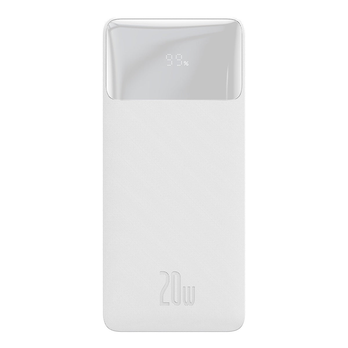 Išorinė baterija Power Bank Baseus Bipow 20W 10000mAh + MicroUSB 0.25m balta PPBD050502