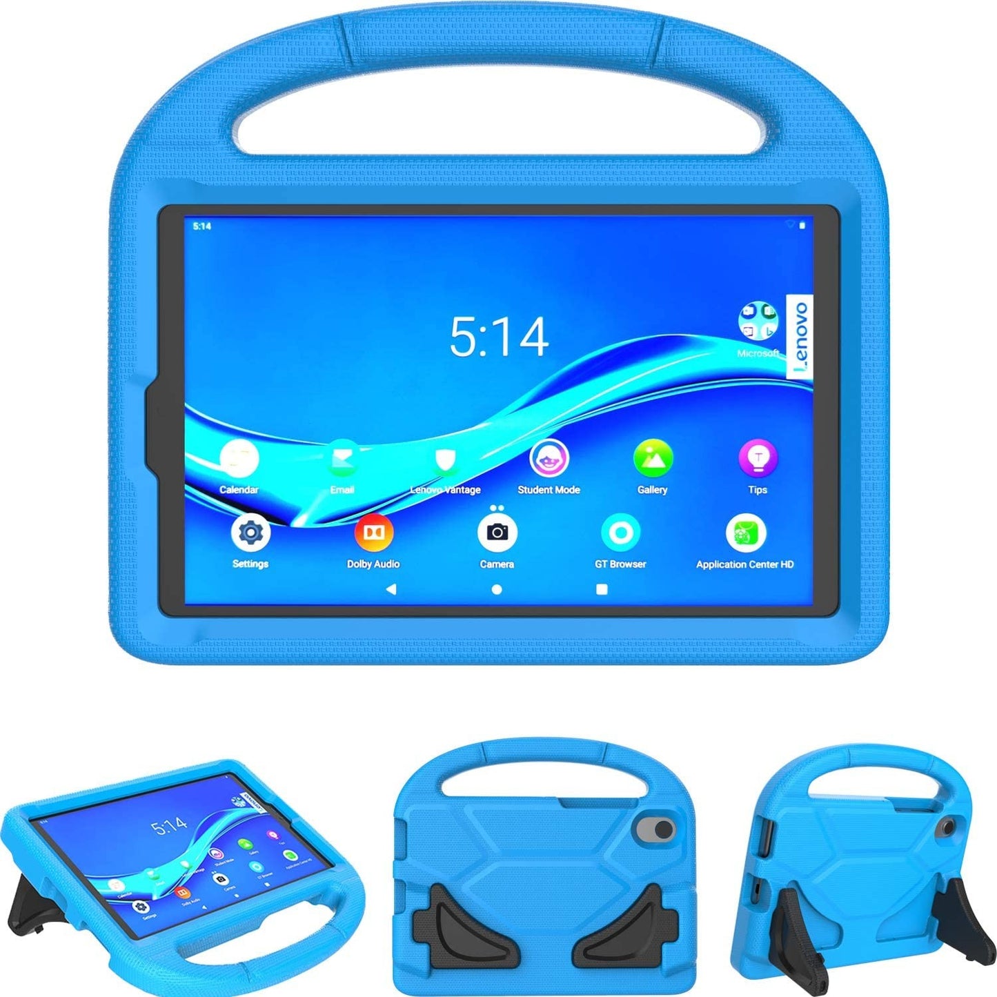 Dėklas Shockproof Kids Samsung X210/X215/X216 Tab A9 Plus 11.0 tamsiai mėlynas
