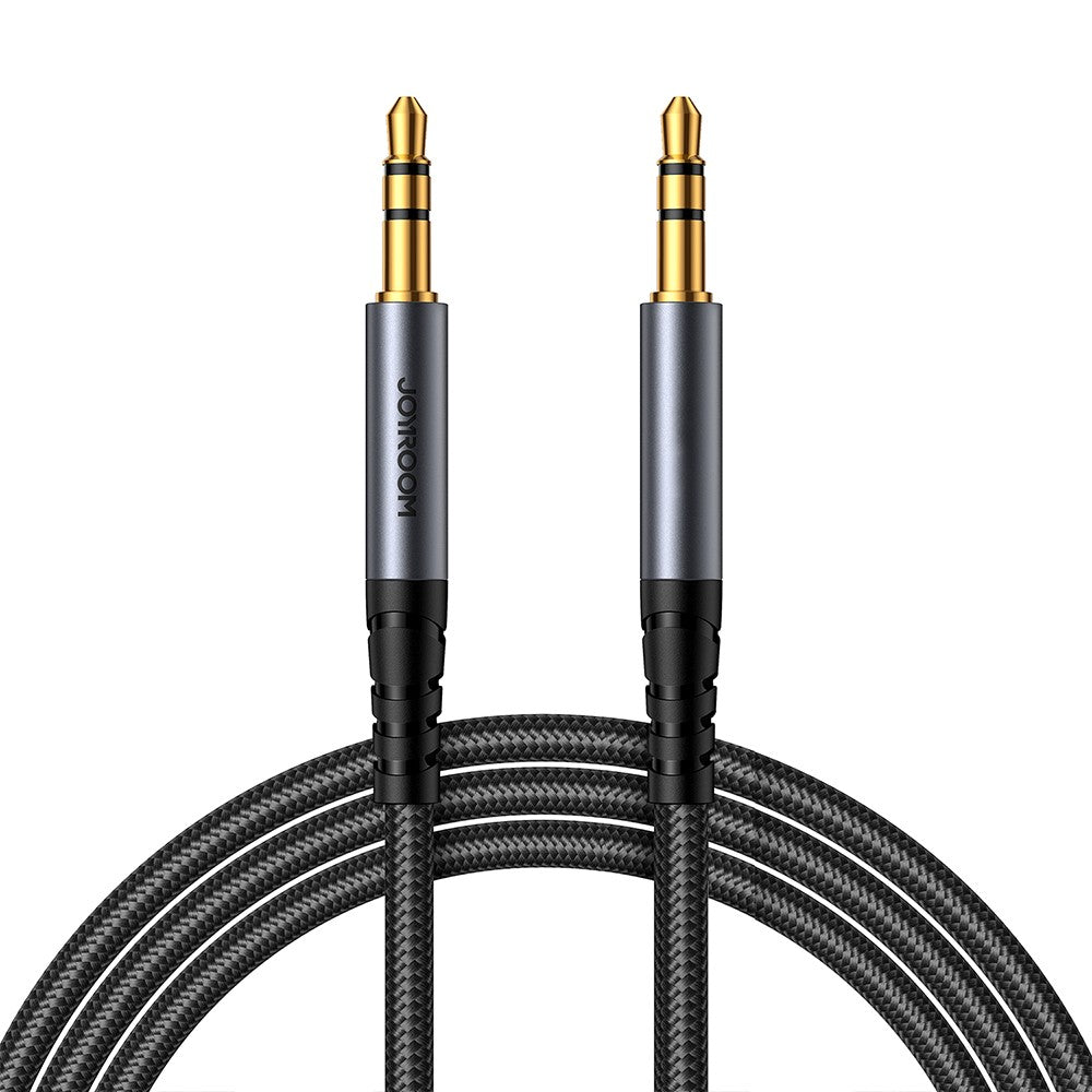 Audio kabelis Joyroom SY-A08 3,5mm to 3,5mm 1.2m juodas