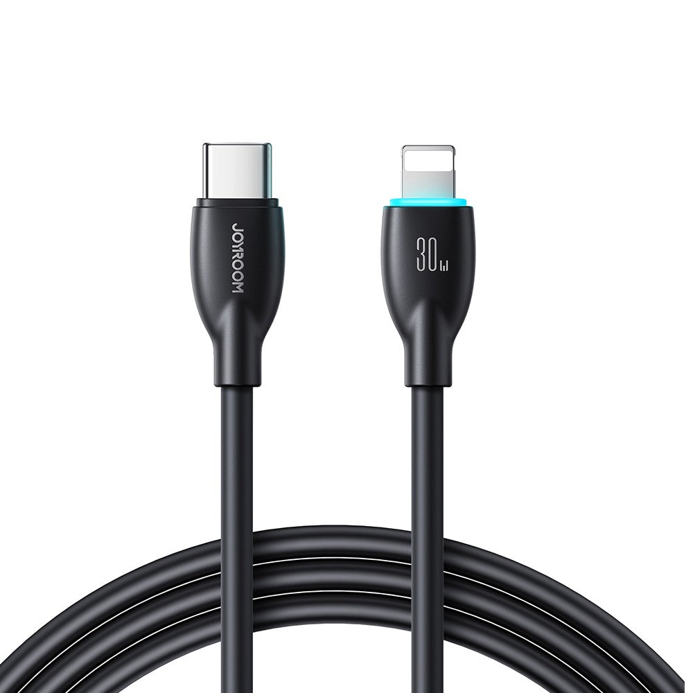 USB kabelis Joyroom S-A30 USB-C to Lightning 30W 1.0m juodas