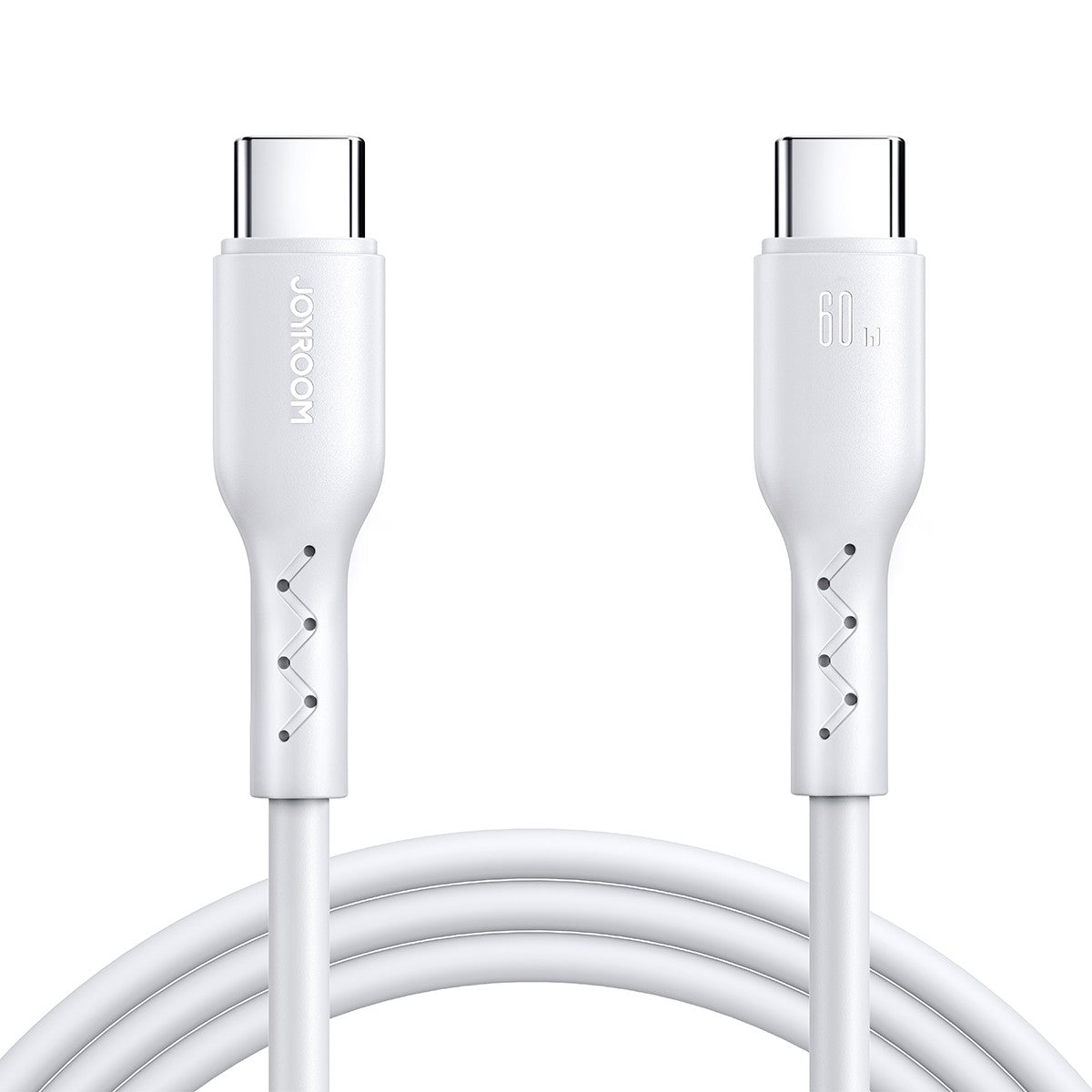 USB kabelis Joyroom SA26-CC3 USB-C to USB-C 60W 1.0m baltas