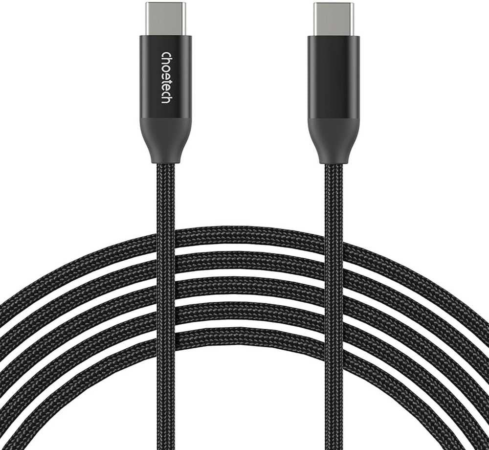 USB kabelis Choetech XCC-1036 USB-C to USB-C PD3.1 240W 2.0m juodas
