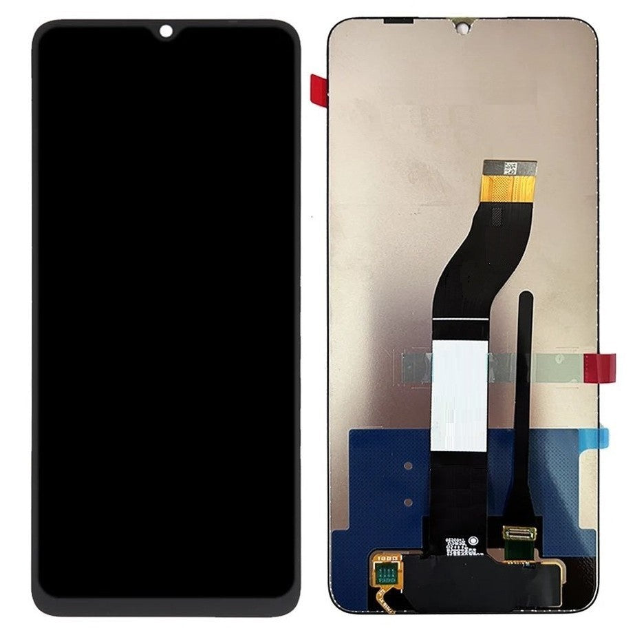 Ekranas Xiaomi Redmi 13C/Poco C65/Poco M6 5G su lietimui jautriu stikliuku juodas ORG