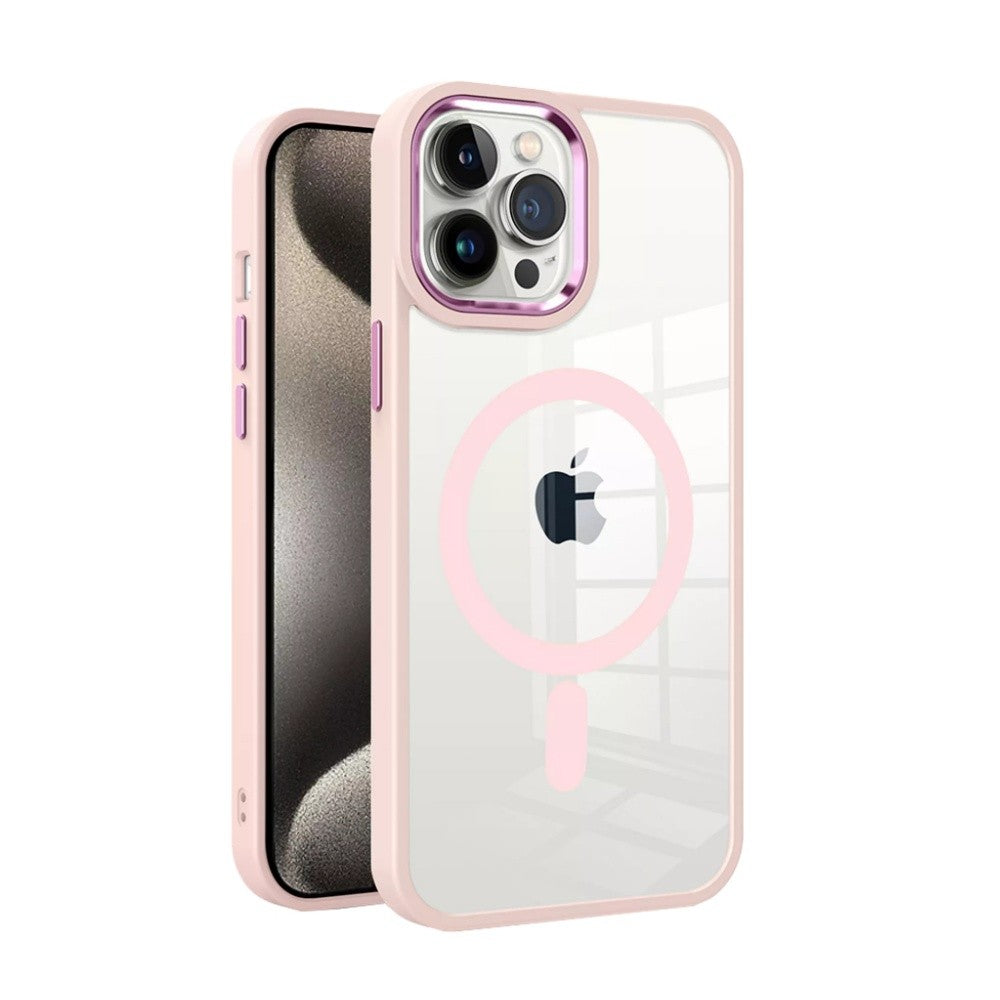 Dėklas Premium Mag Cover Apple iPhone 12 rožinis