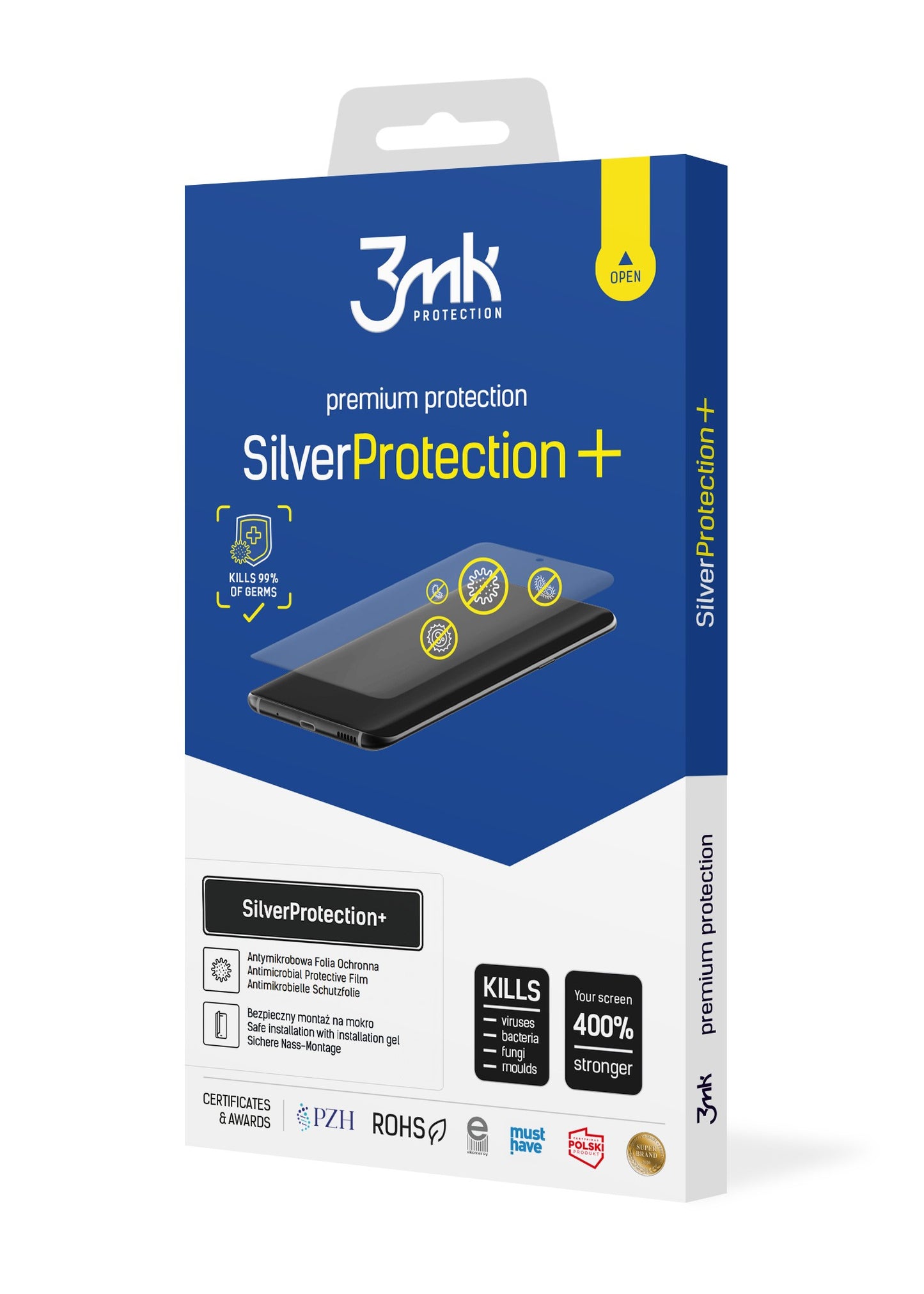 LCD apsauginė plėvelė 3mk Silver Protection+ Apple iPhone 16 Pro