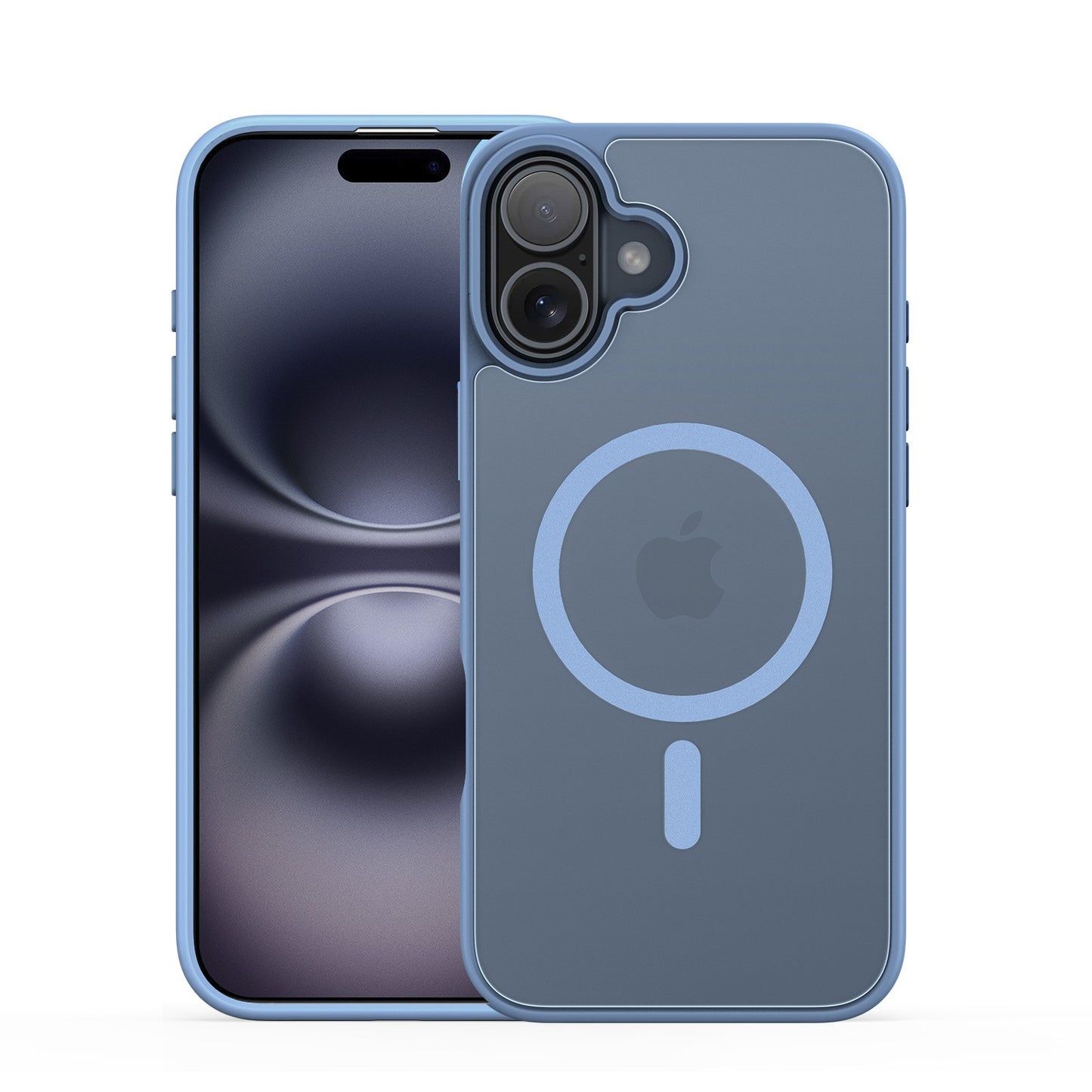 Dėklas Dux Ducis Yind Apple iPhone 16 Plus mėlynas