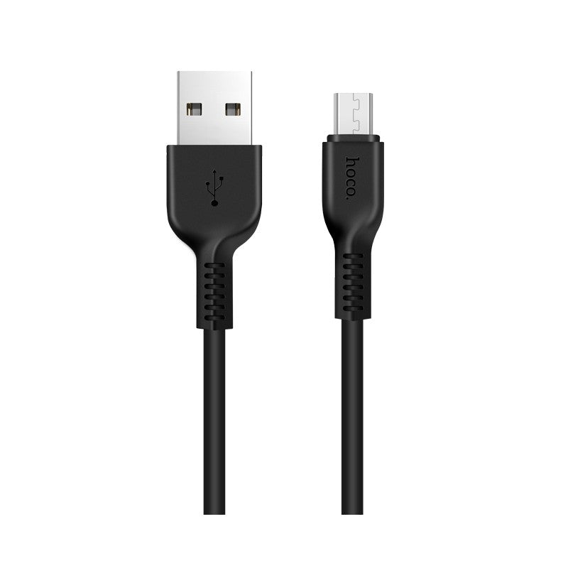 USB kabelis Hoco X20 USB-A to MicroUSB 2.0m juodas