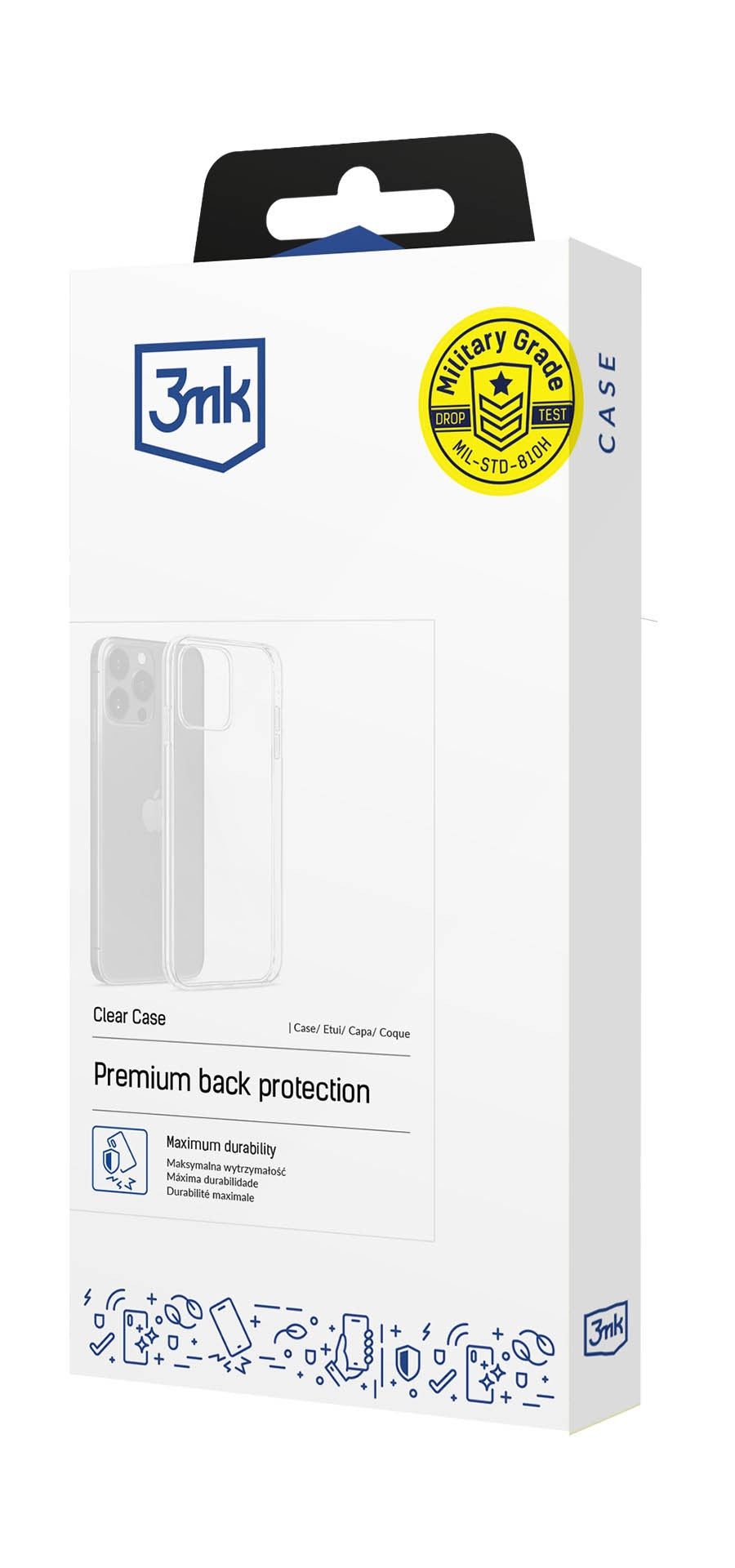 Dėklas 3mk Clear Case 1,2mm Samsung A165 A16 4G/A166 A16 5G