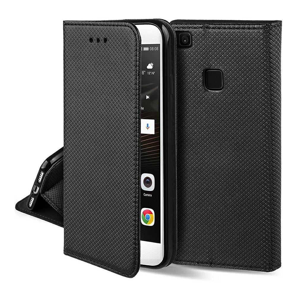 Dėklas Smart Magnet Xiaomi Redmi 14C/Redmi A4/Poco C75 juodas