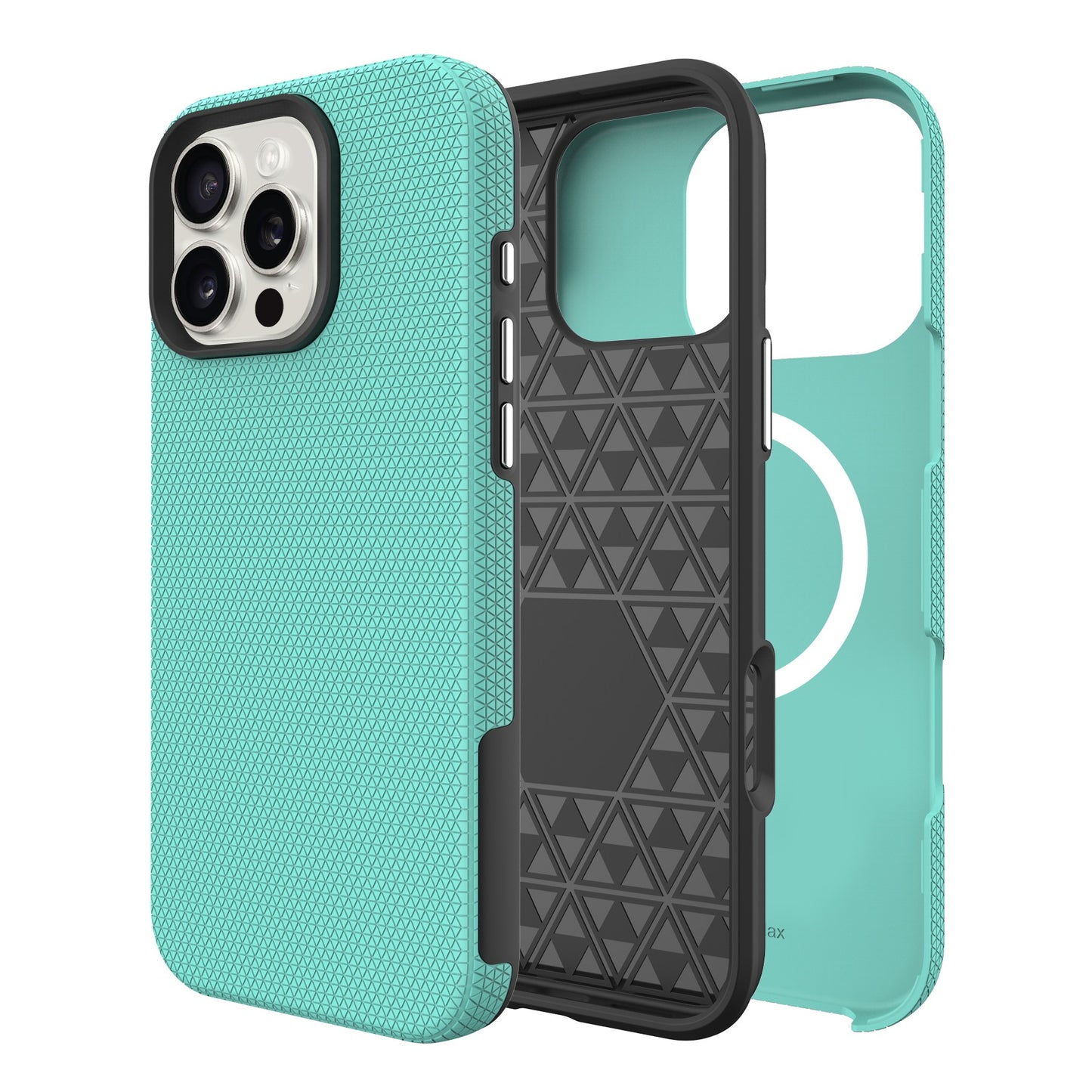 Dėklas Perfectionists Triangle Mag Case Apple iPhone 16 Pro Max žalias