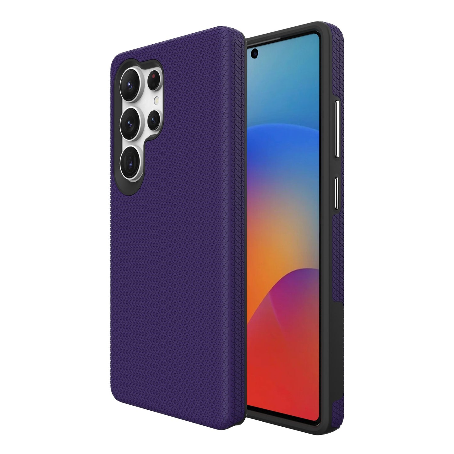 Dėklas Perfectionists Triangle Case Samsung S908 S22 Ultra 5G violetinis