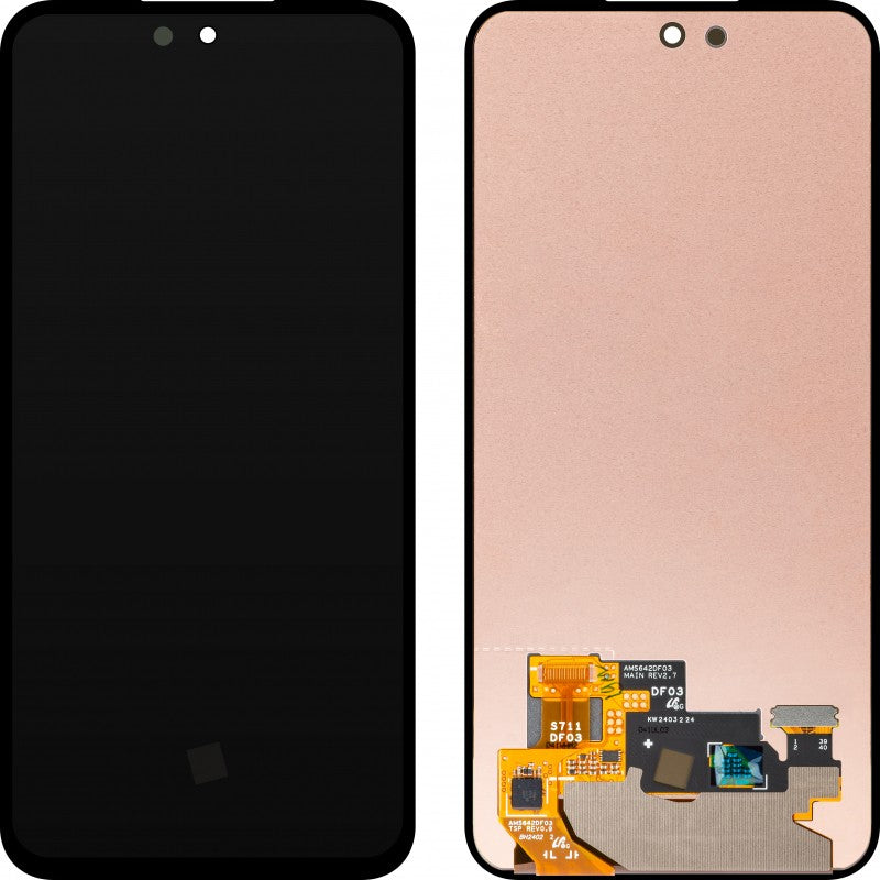 Ekranas Samsung S711 S23 FE su lietimui jautriu stikliuku originalus (NO FRAME service pack)