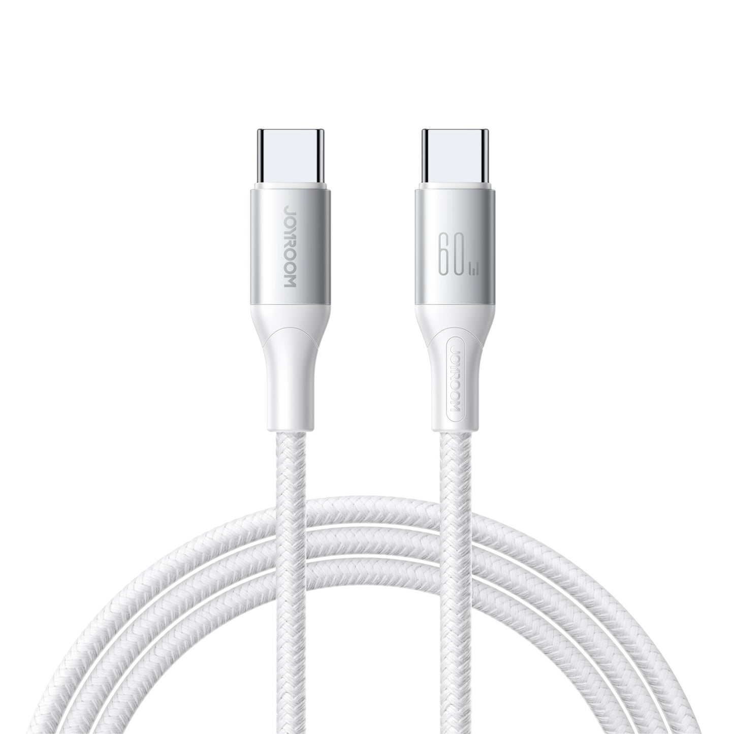 USB kabelis Joyroom S-A28 USB-C to USB-C 60W 1.0m baltas